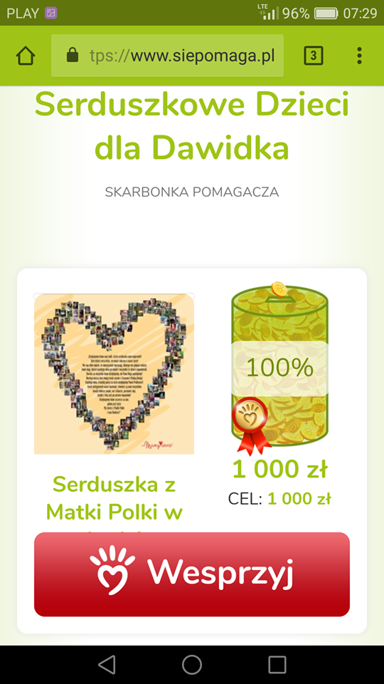 Serduszka z Matki Polki w Łodzi