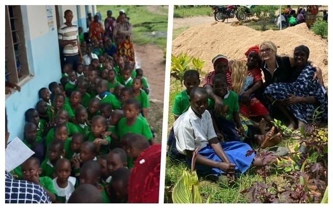 Dzieci z wioski Kwamneke