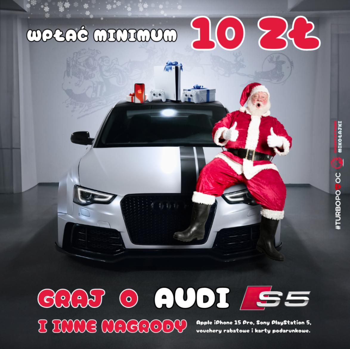 Charytatywne Mikołajki! Wygraj AUDI z Turbo Pomoc - dołącz i wesprzyj szczytny cel!