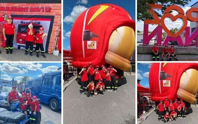 Mali Strażacy z Dziecięcej Drużyny Pożarniczej w Lubowidzy chcą w przyszłości ratować życie