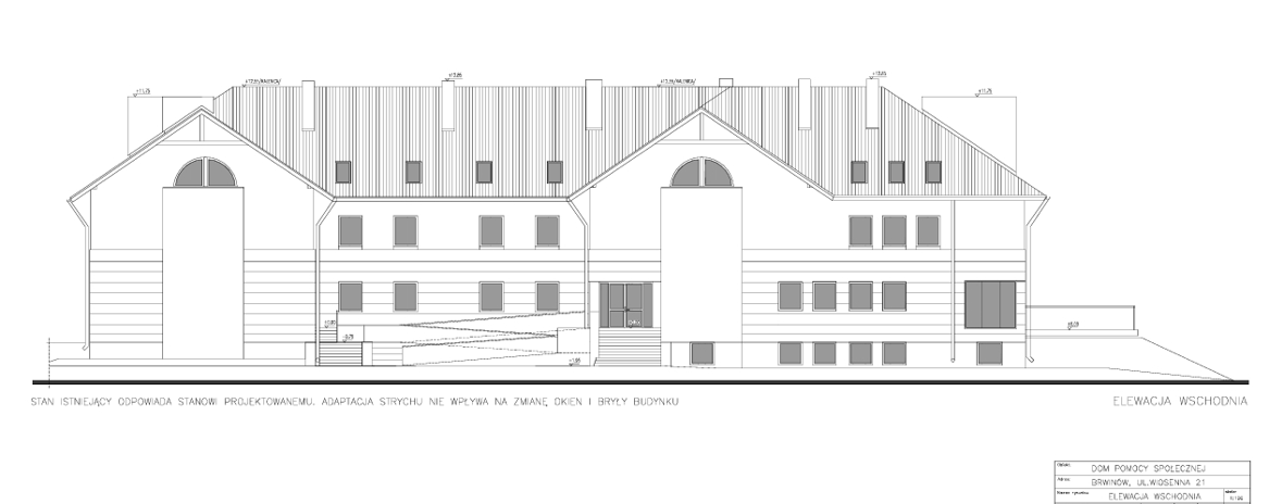 Wykończenie sal terapeutycznych w DPS