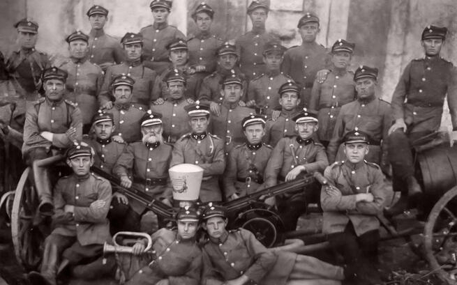 Zakup sztandaru dla OSP Poświętne