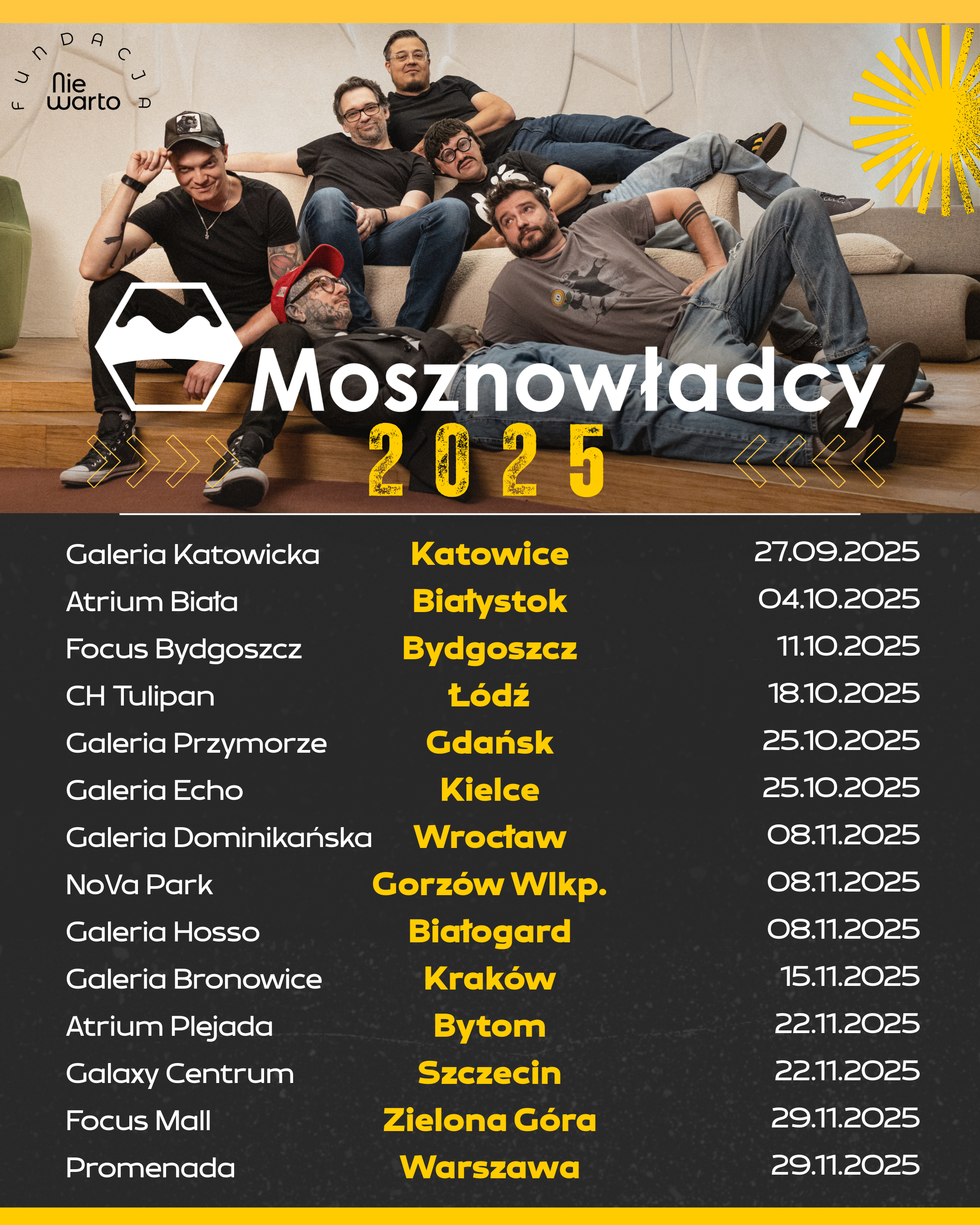 STOP nowotworom jąder – XII edycja Mosznowładców