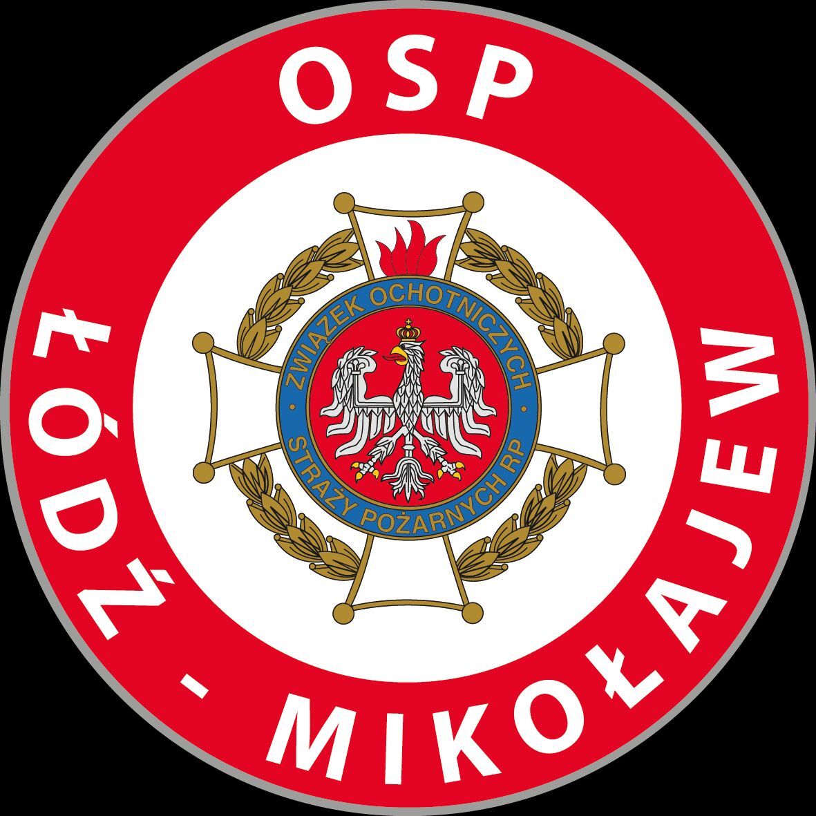Ochotnicza Straż Pożarna Łódź Mikołajew - logo