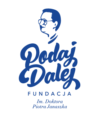 Fundacja im. Doktora Piotra Janaszka PODAJ DALEJ - logo