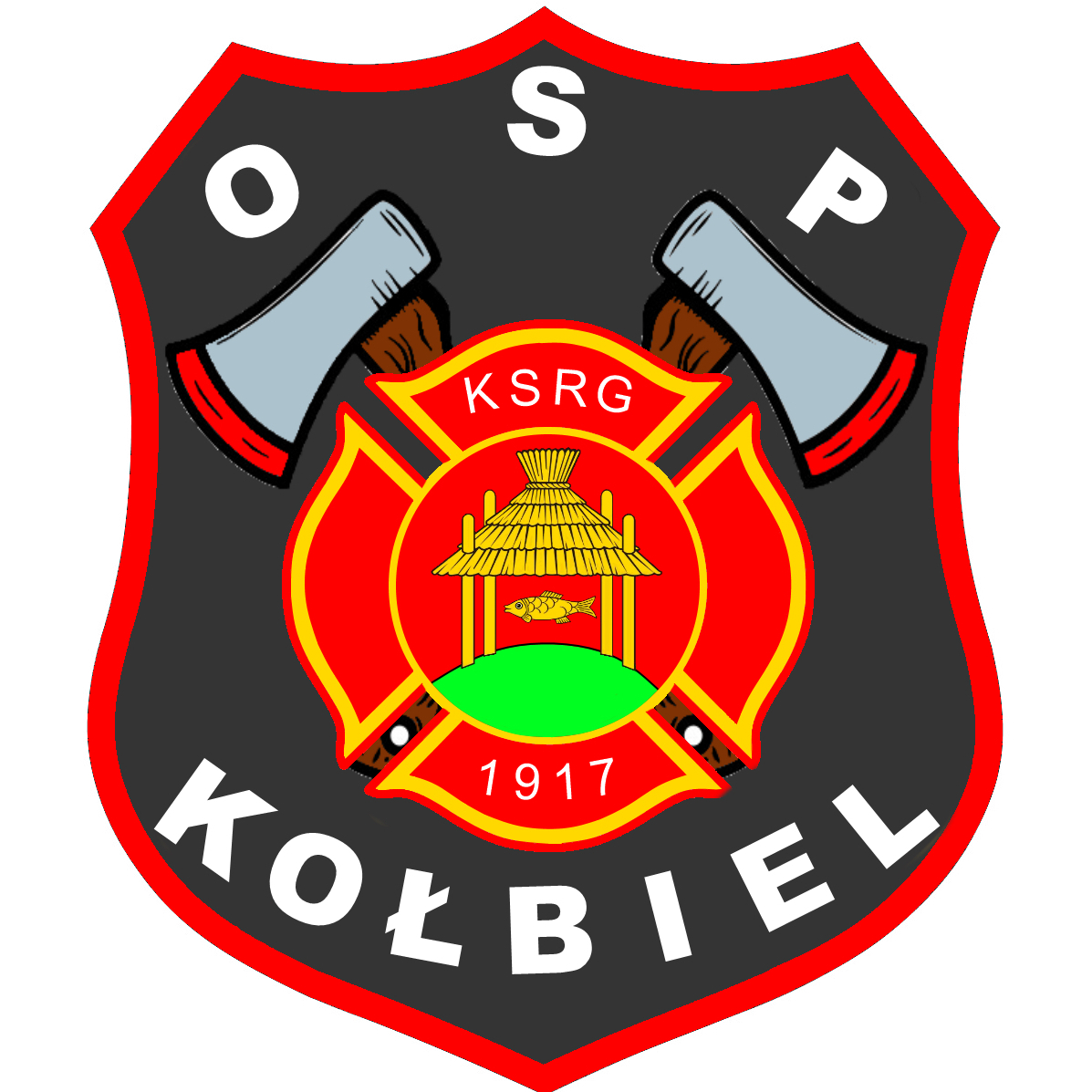Ochotnicza Straż Pożarna w Kołbieli - logo