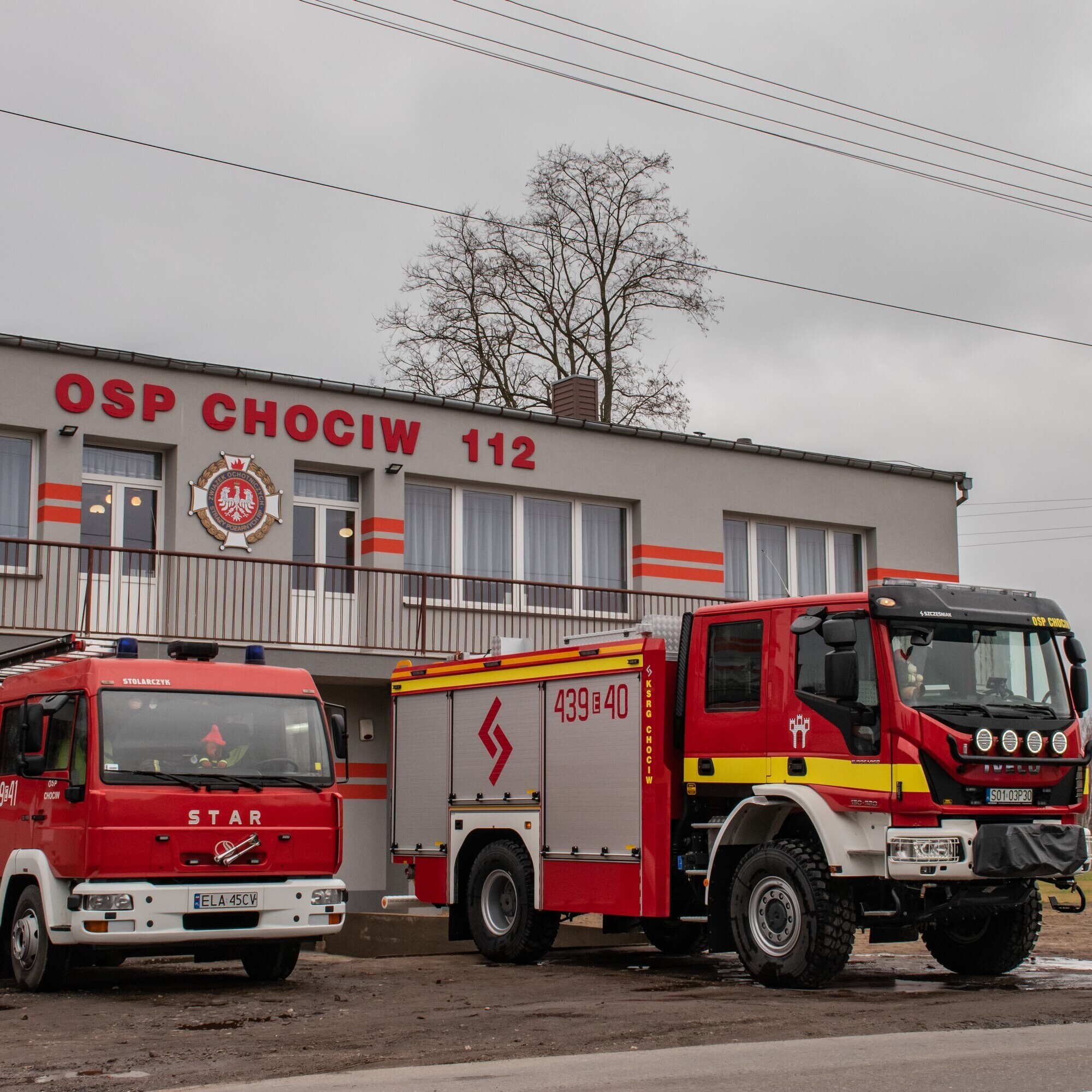 Ochotnicza Straż Pożarna w&nbsp;Chociwiu - logo