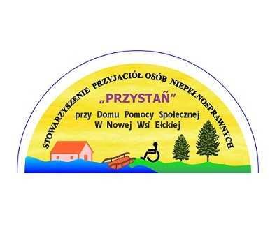 Stowarzyszenie Przyjaciół Osób Niepełnosprawnych PRZYSTAŃ przy Domu Pomocy Społecznej w Nowej Wsi Ełckiej - logo