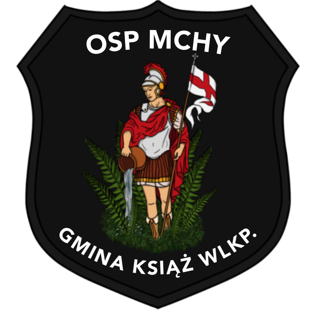 Ochotnicza Straż Pożarna w Mchach - logo