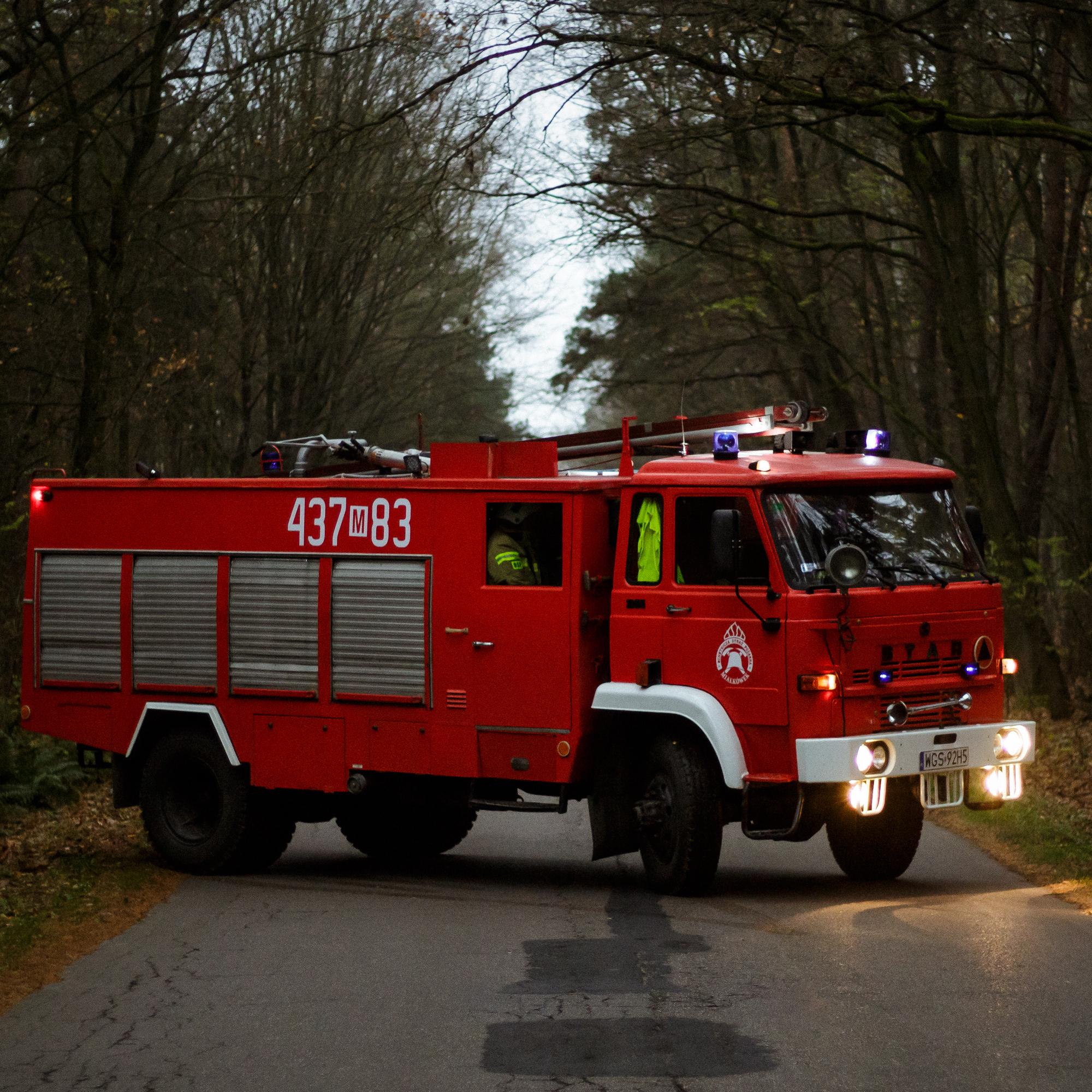 Ochotnicza Straż Pożarna w Miałkówku - logo