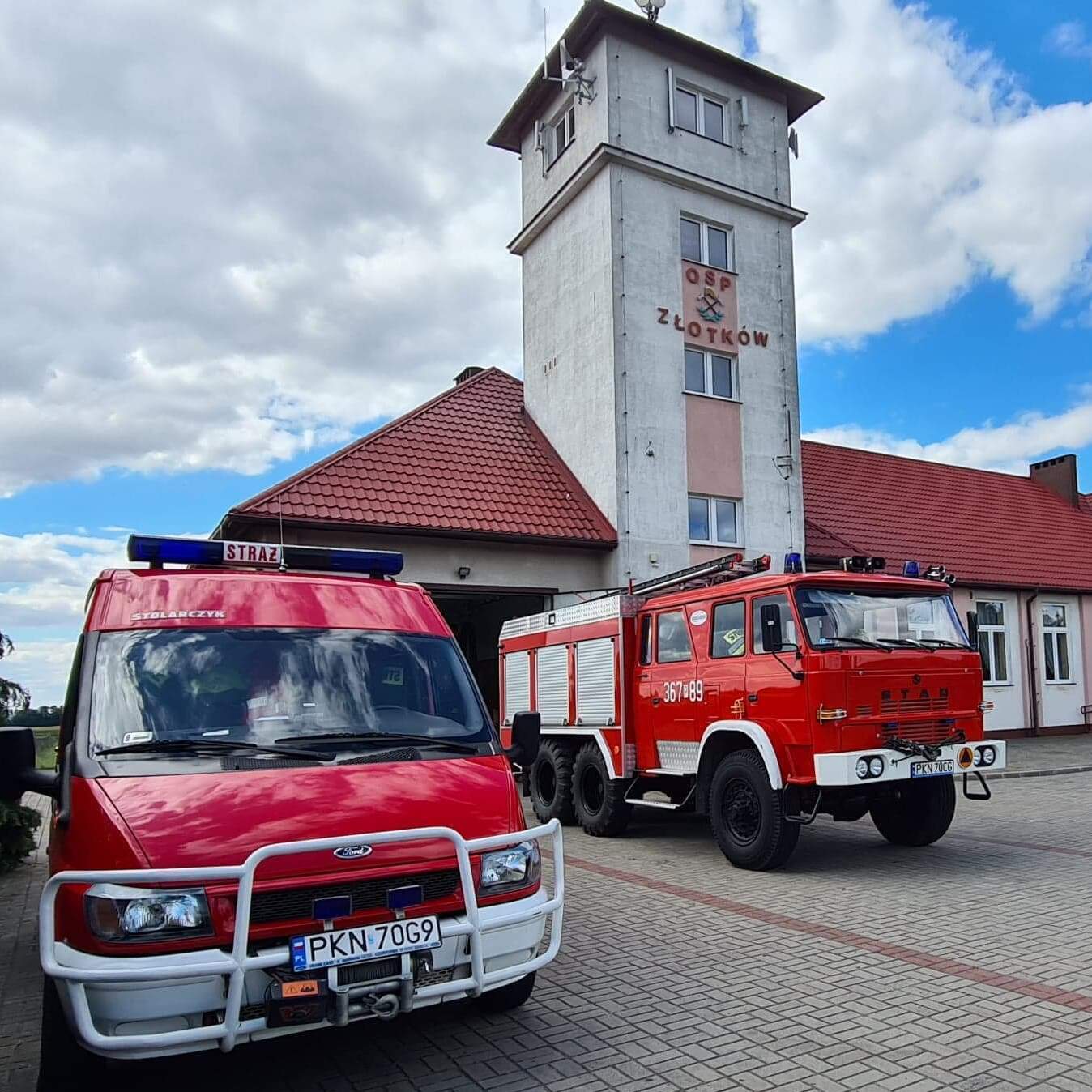 Ochotnicza Straż Pożarna w Złotkowie - logo