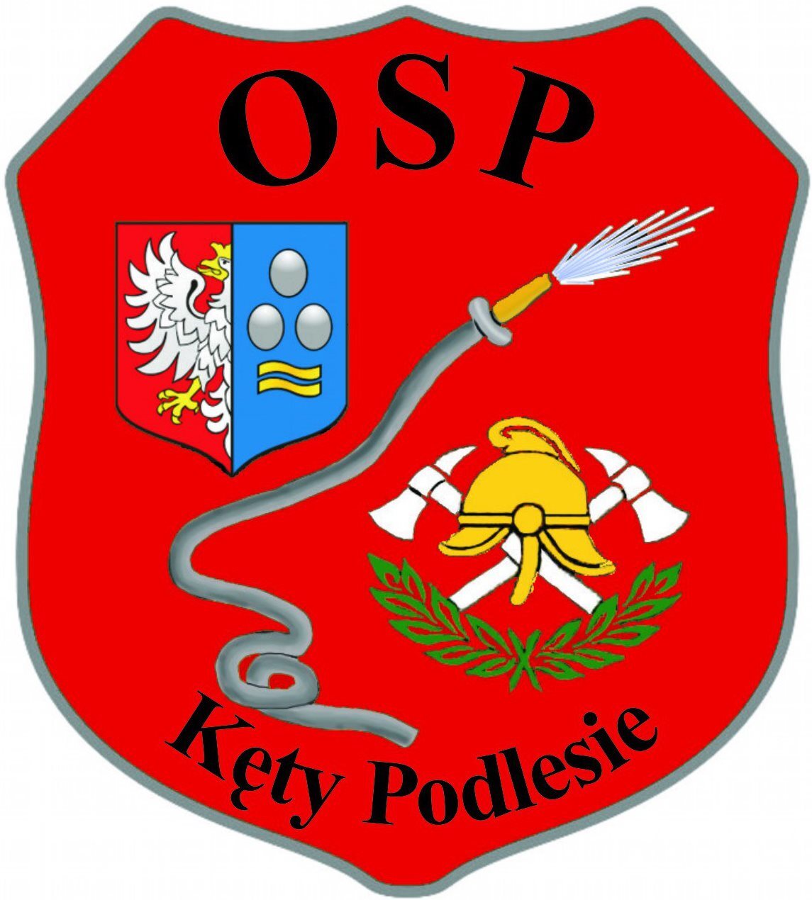 Ochotnicza Straż Pożarna w Kętach - Podlesiu - logo