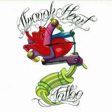 Through Heart Tattoo